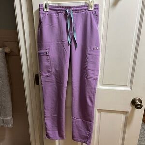 Figs lavender scrub pants